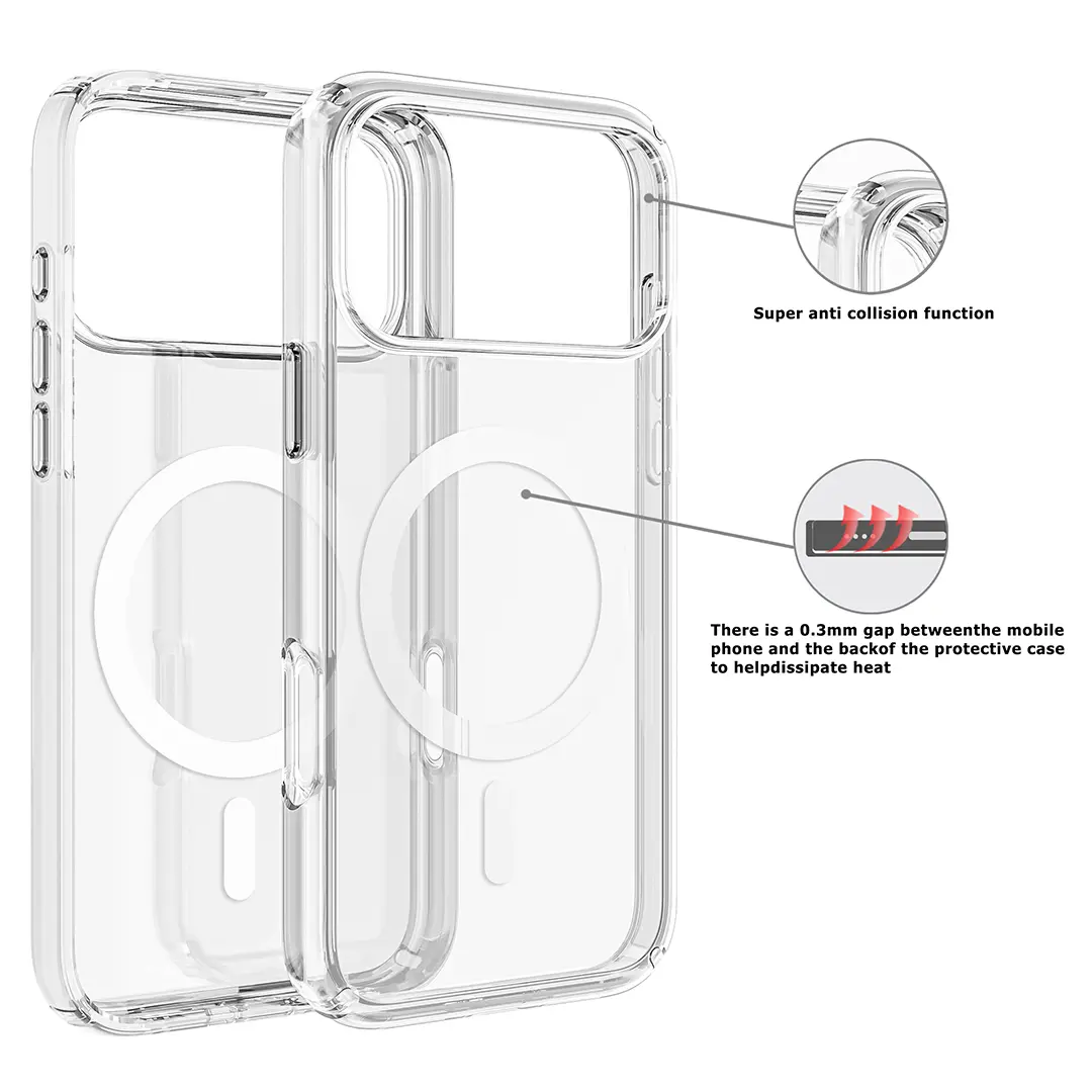 iPhone 17 Pro Fleck Case MagSafe Crystal Clear